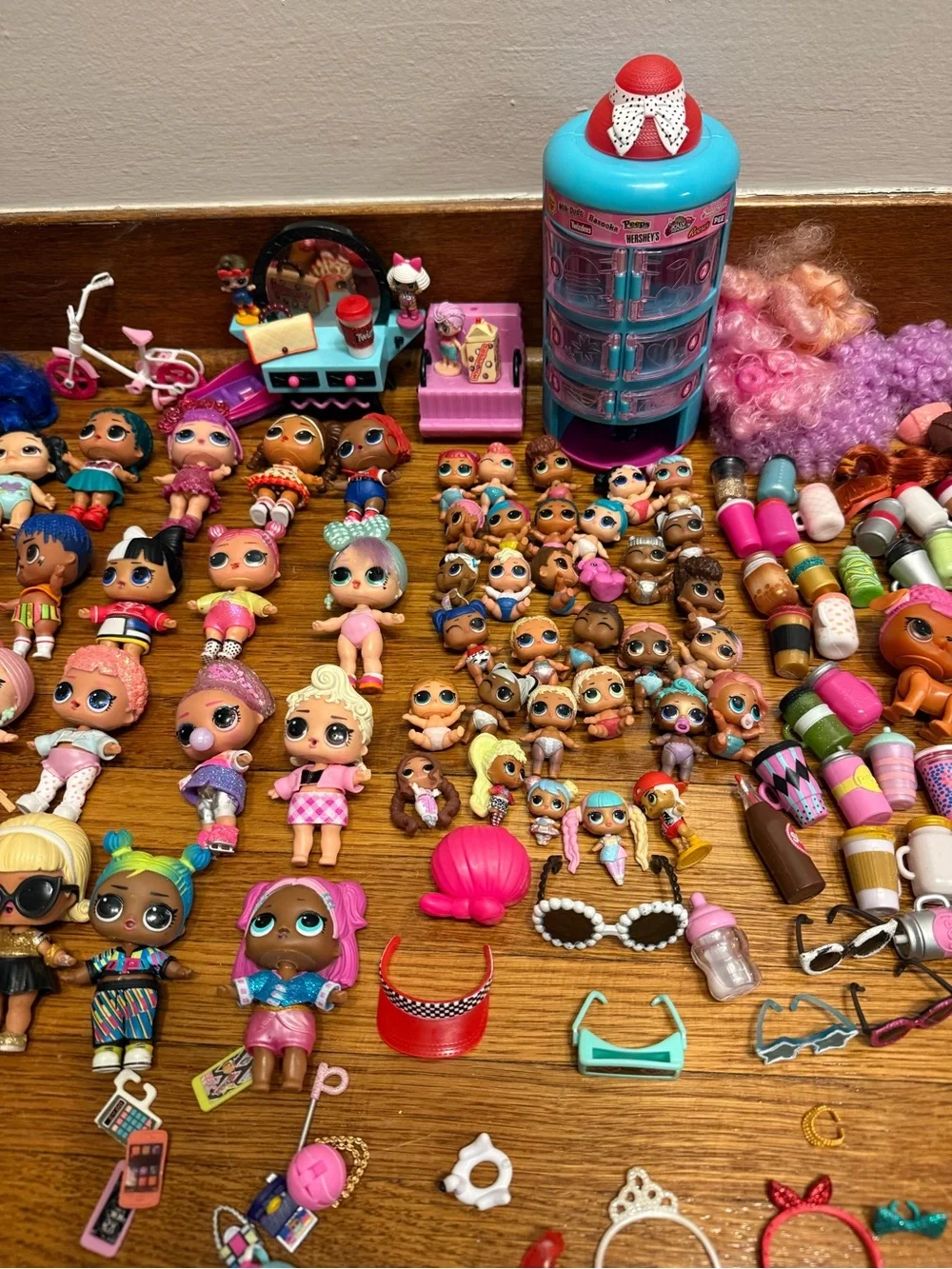 L.O.L. Surprise! Assorted Doll & Accessory Mega Lot - Pink, Blue, Purple